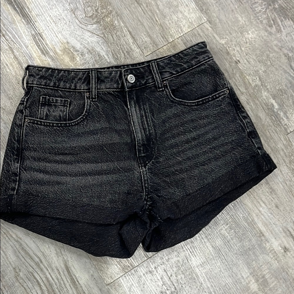 Pacsun shorts jean mom short size 26 Black Denim Women's Shorts